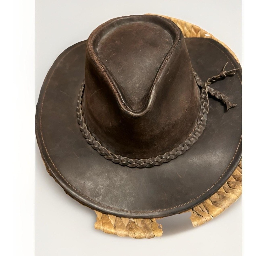 Cardon Cosas Nuestras Leather Hat‎ Vintage Handmade
